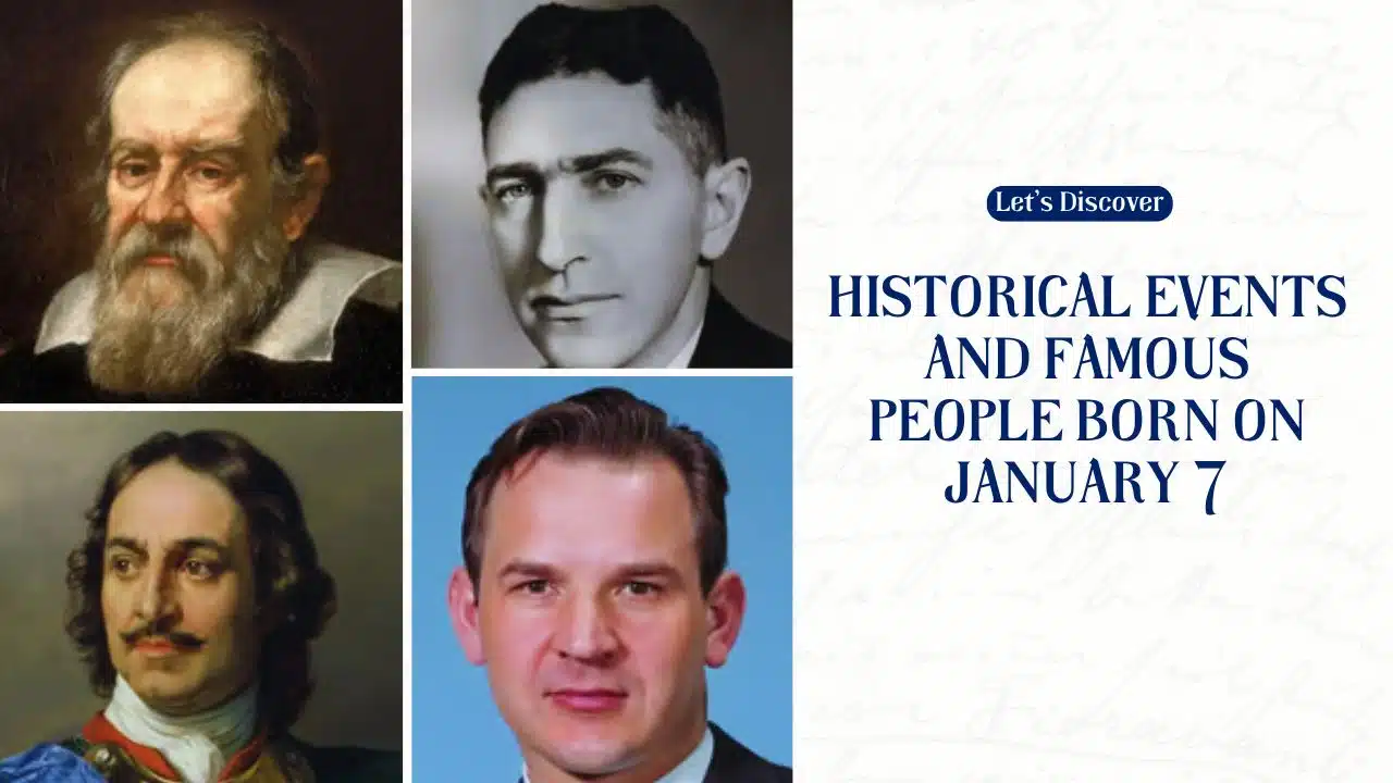 Historical Events and Famous People Born on January 7
