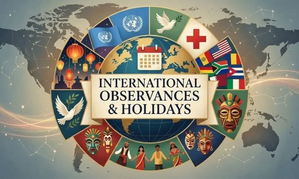 International Observances & Holidays