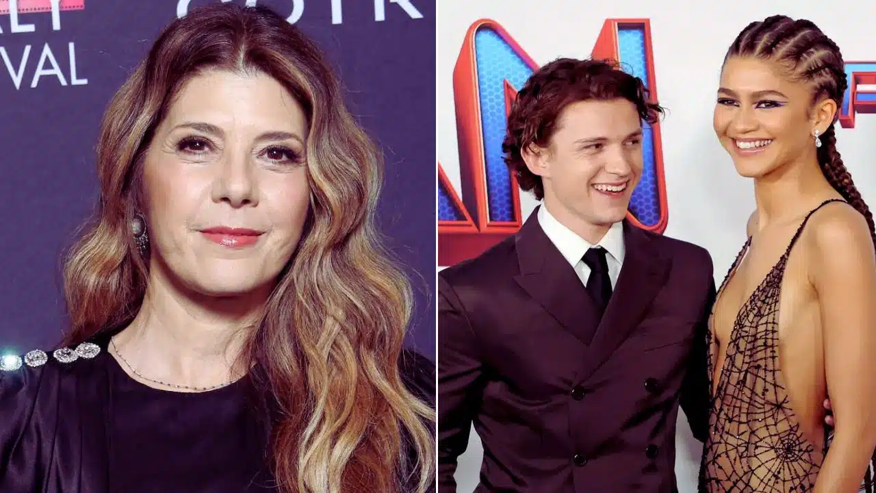 marisa tomei reacts to zendaya tom holland engagement
