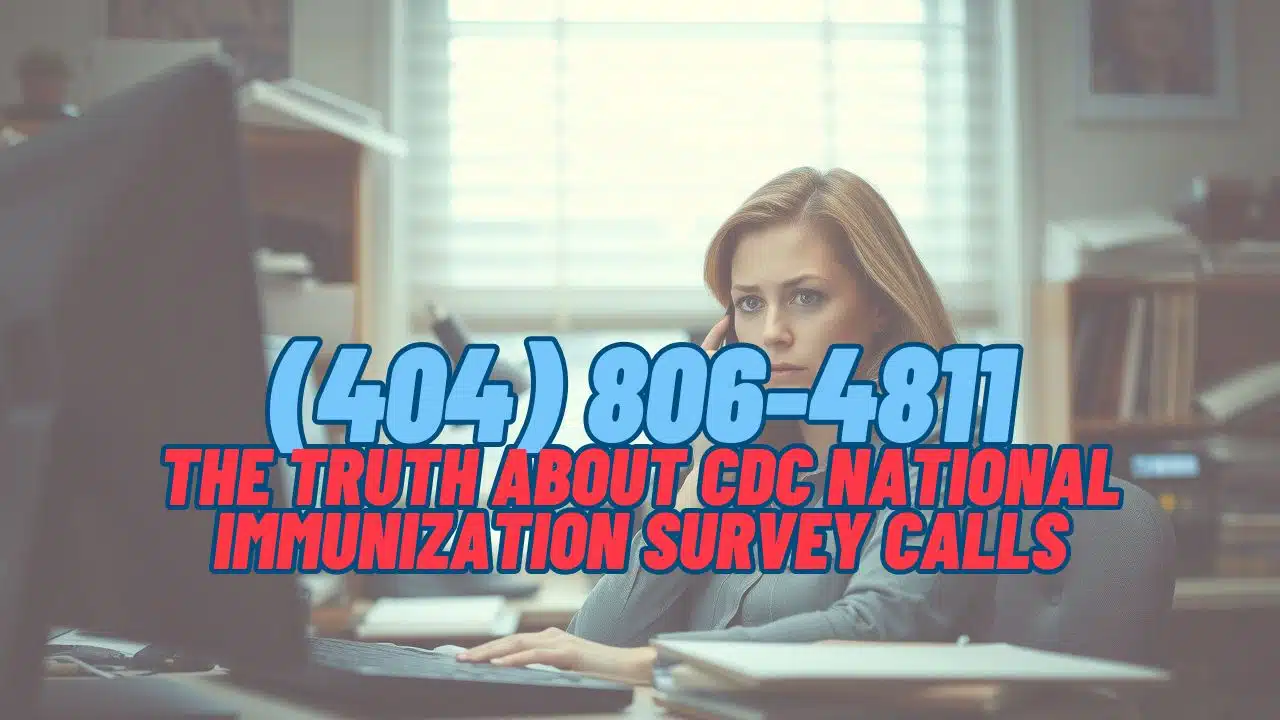 4048064811- The Truth About CDC National Immunization Survey Calls