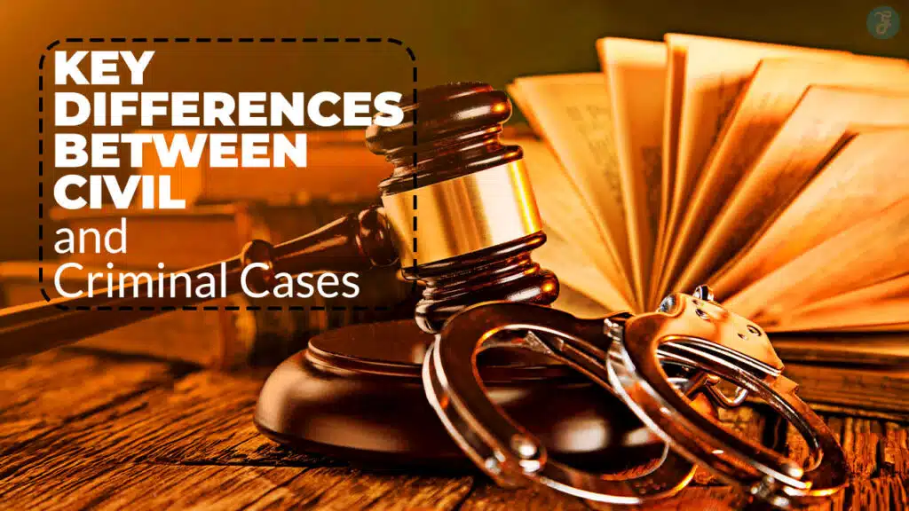 Key Differences Between Civil and Criminal Cases