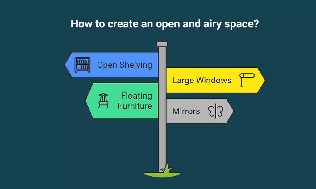 Create Open and Airy Spaces