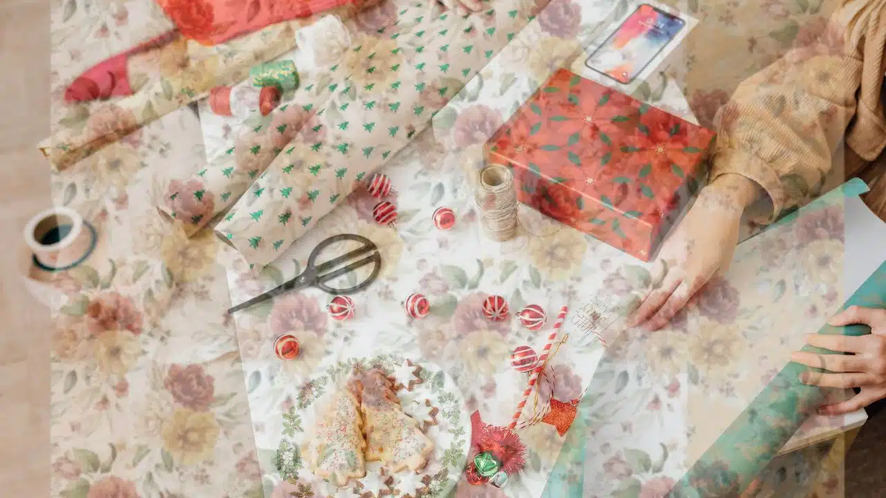 Flower Bouquet Wrapping Paper Collection