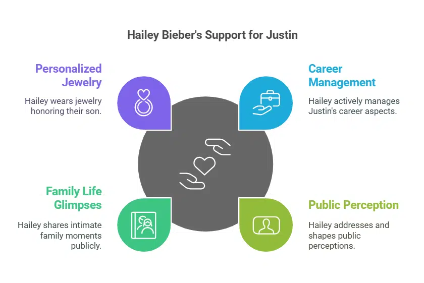 Hailey Bieber's Support and Public Engagement