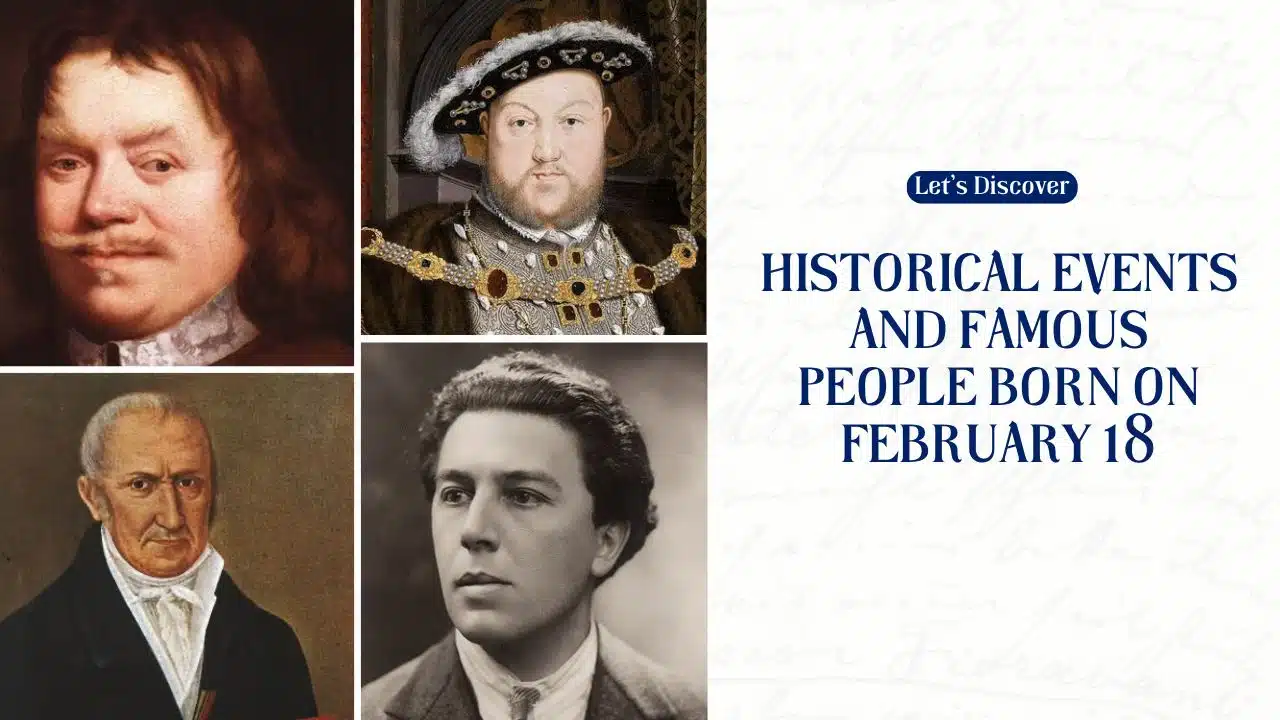 Historical Events And Famous People Born On February 18