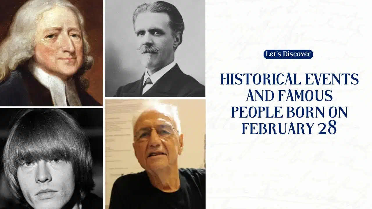 Historical Events And Famous People Born On February 28