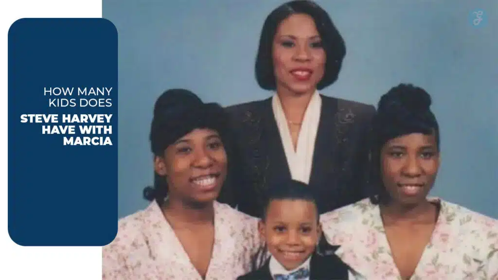 How many kids does Steve Harvey have with Marcia