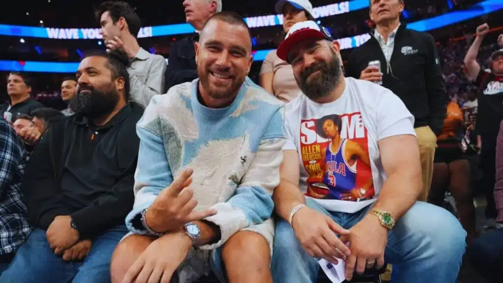 Jason Kelce Travis Kelce New Heights Podcast Bonding