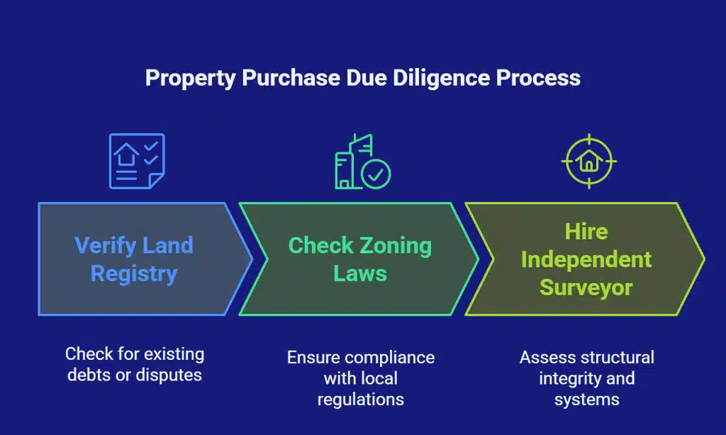 Legal Due Diligence and Property Inspection