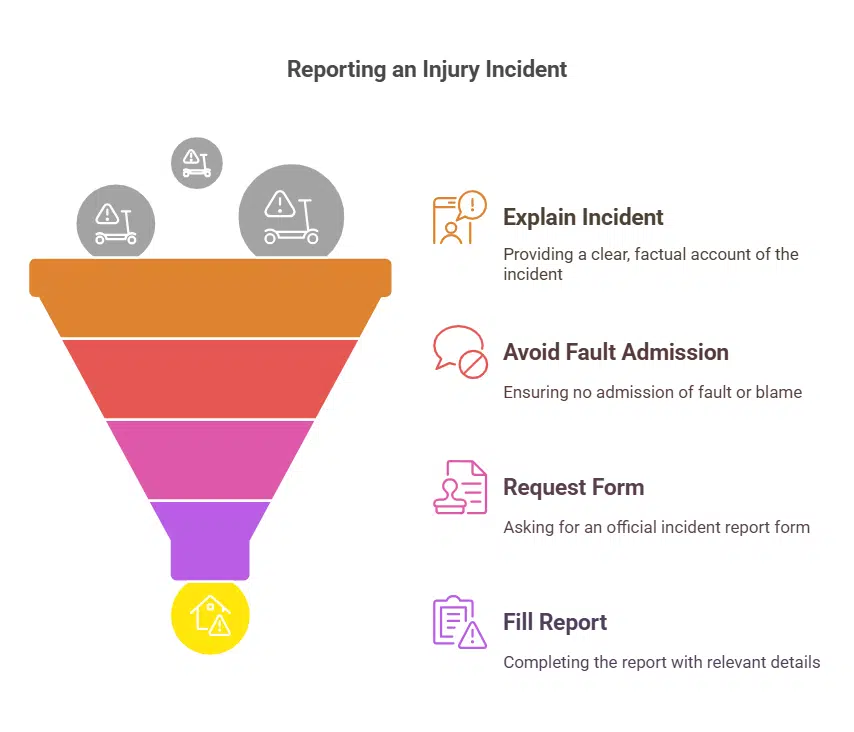 Report the Incident to the Property Owner or Manager