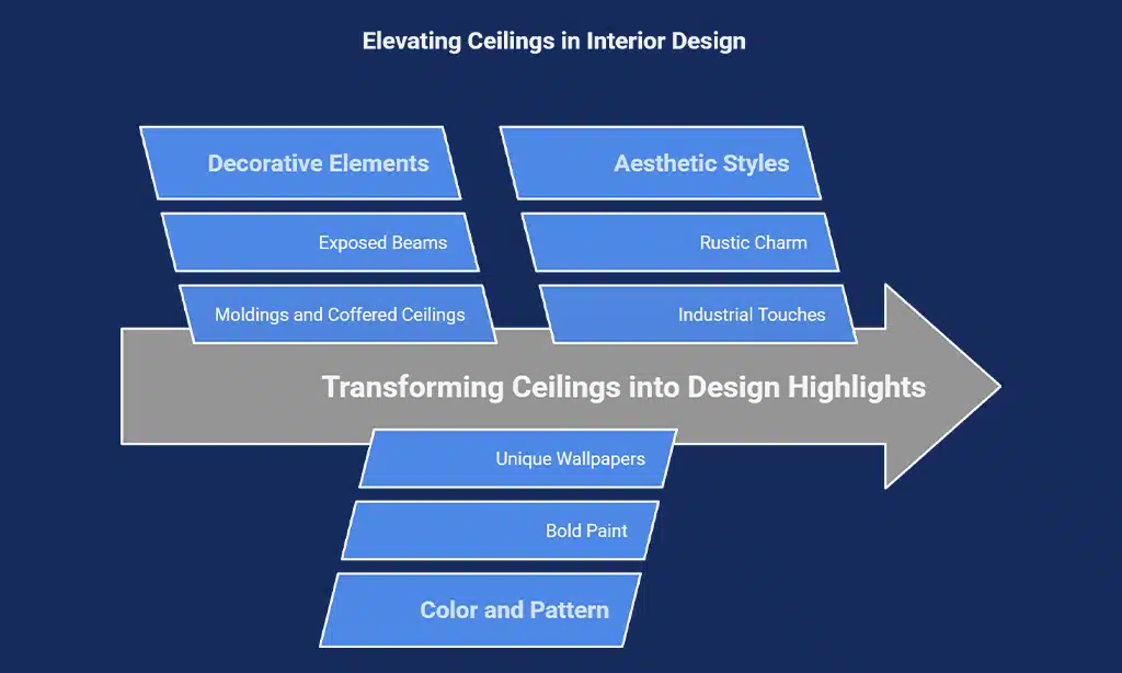 Statement Ceilings and Architectural Details