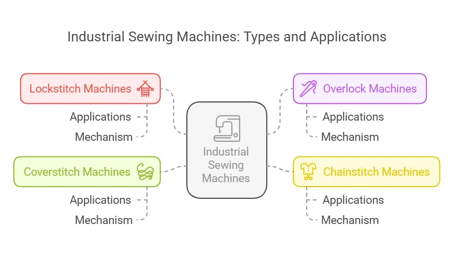 Types of Industrial Sewing Machines