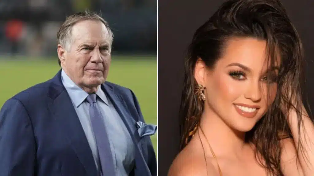 bill belichick girlfriend mocks falcons super bowl