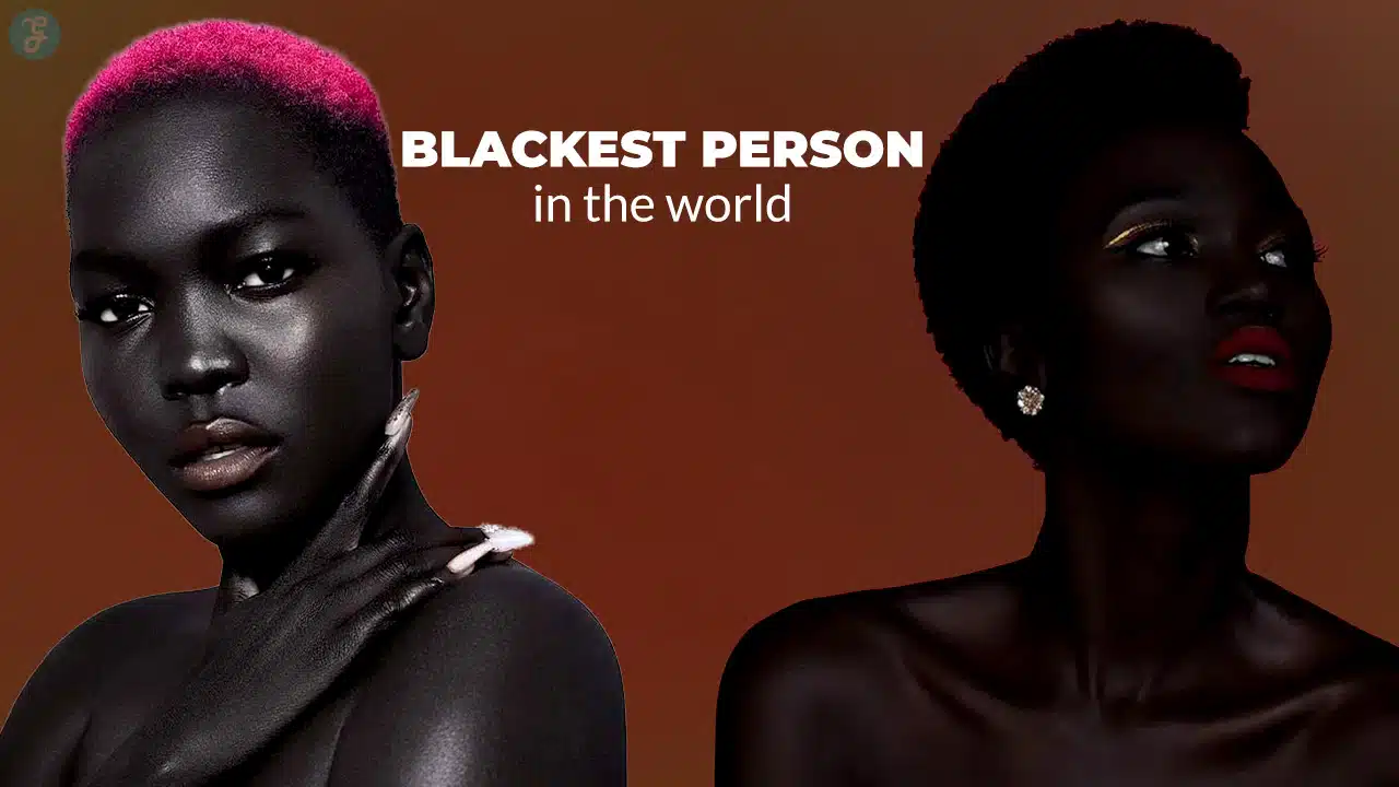 blackest person in the world