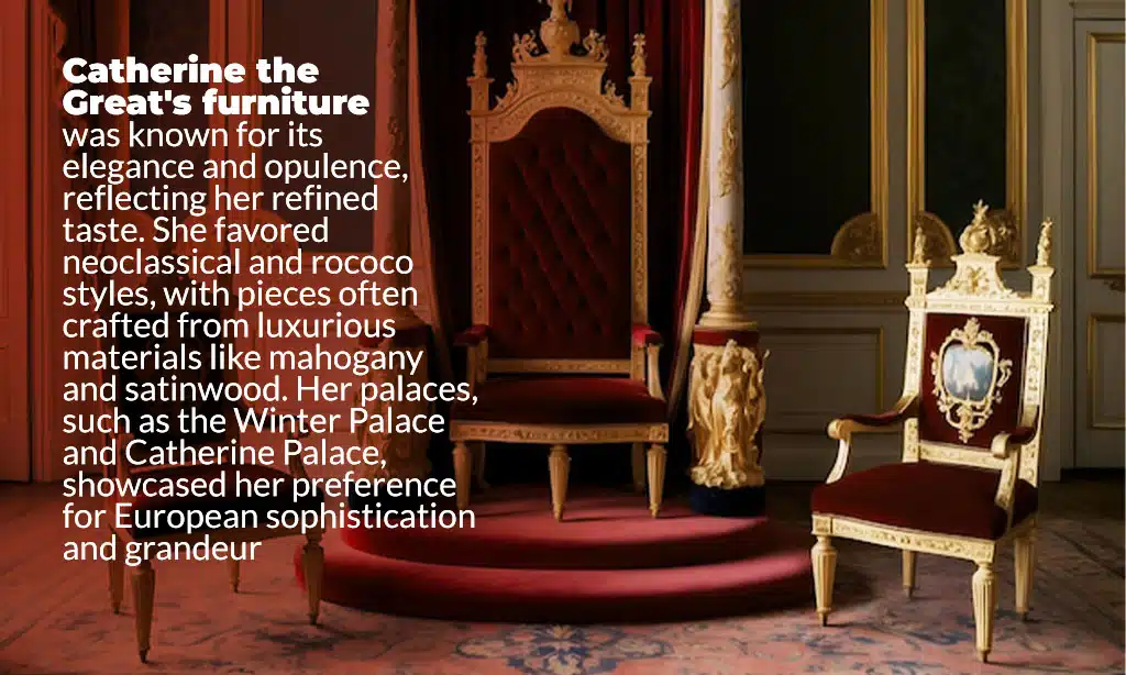 catherine the great furniture details