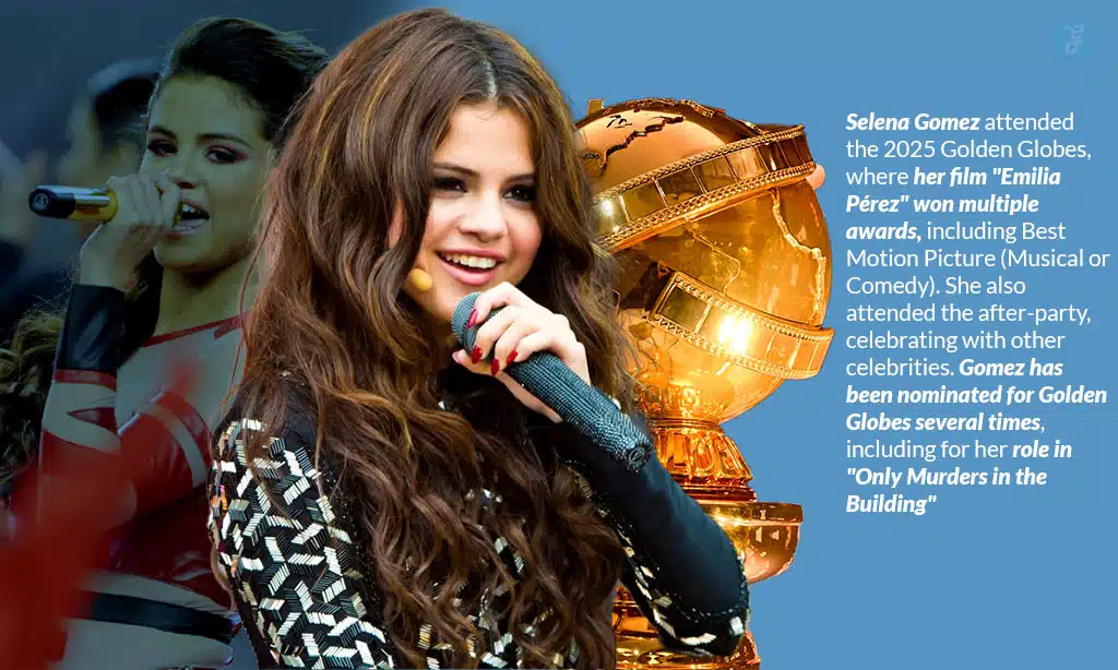 what happened with selena gomez at golden globes