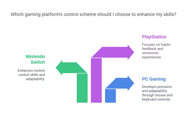 Different Control Schemes Enhance Gaming Skills