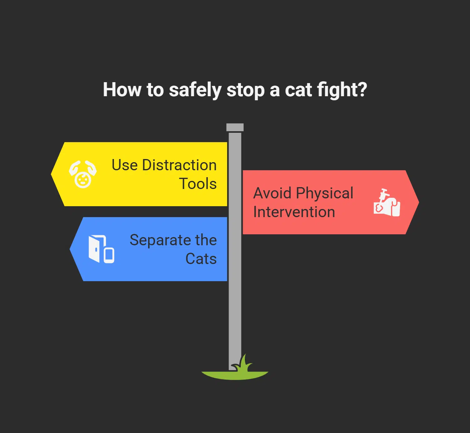How to Safely Stop a Cat Fight