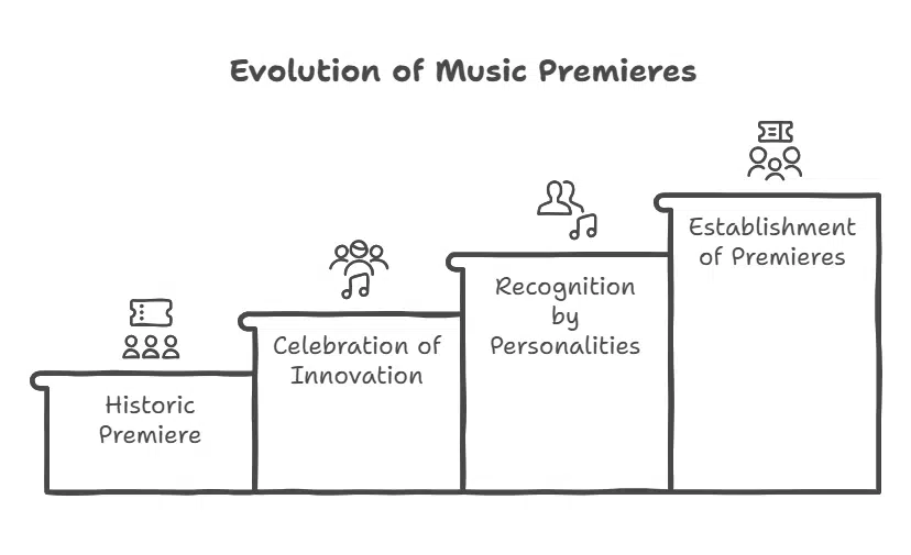 The first music premiere in history