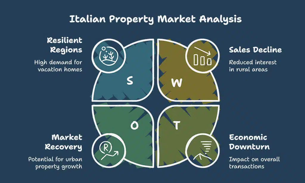 Why Selling Your Italian Property During a Market Downturn Can Be Challenging