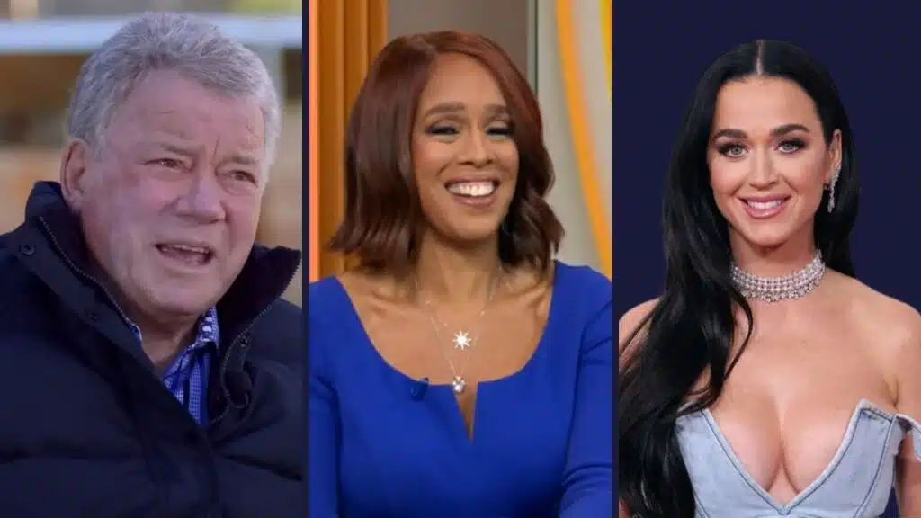 William Shatner space warning Katy Perry Gayle King flight