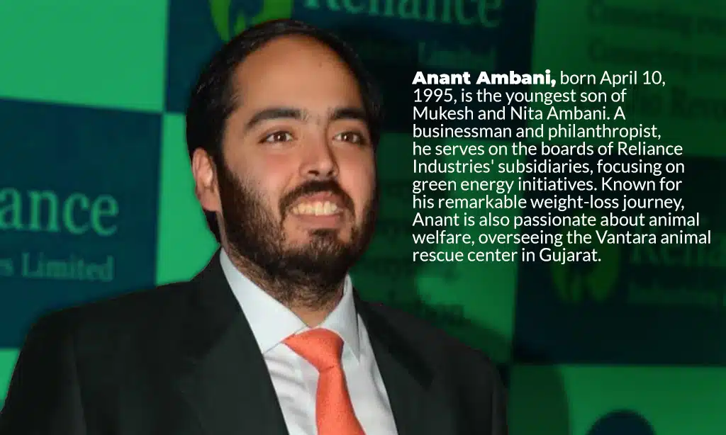 anant ambani bio