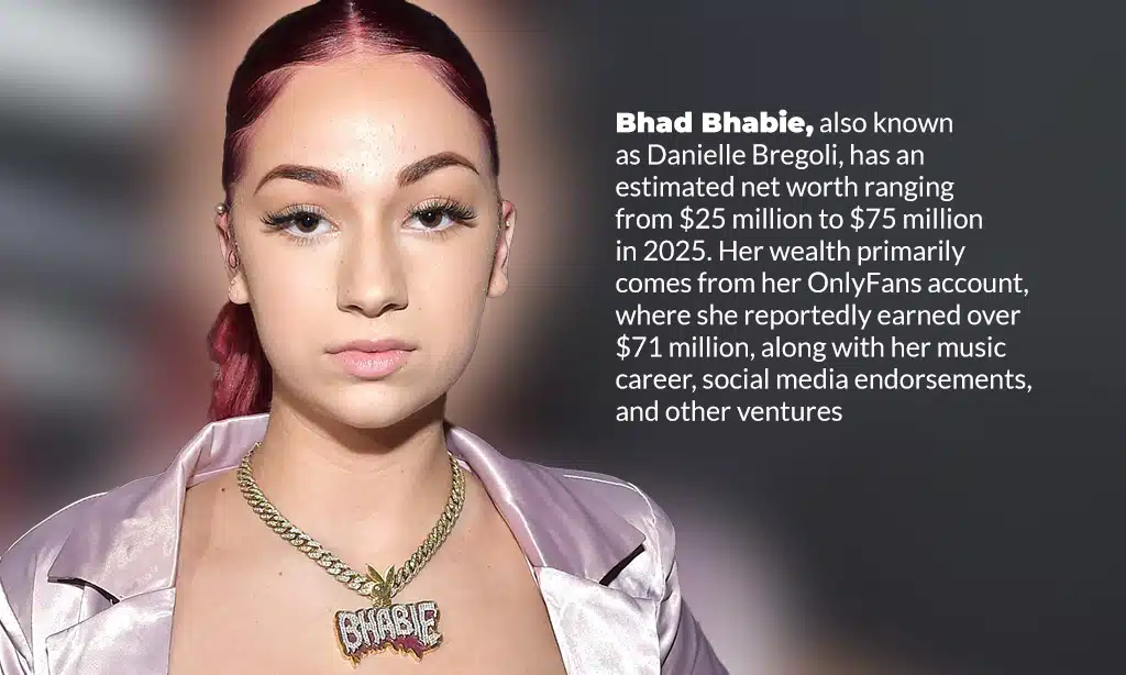 bhad bhabie net worth in 2025