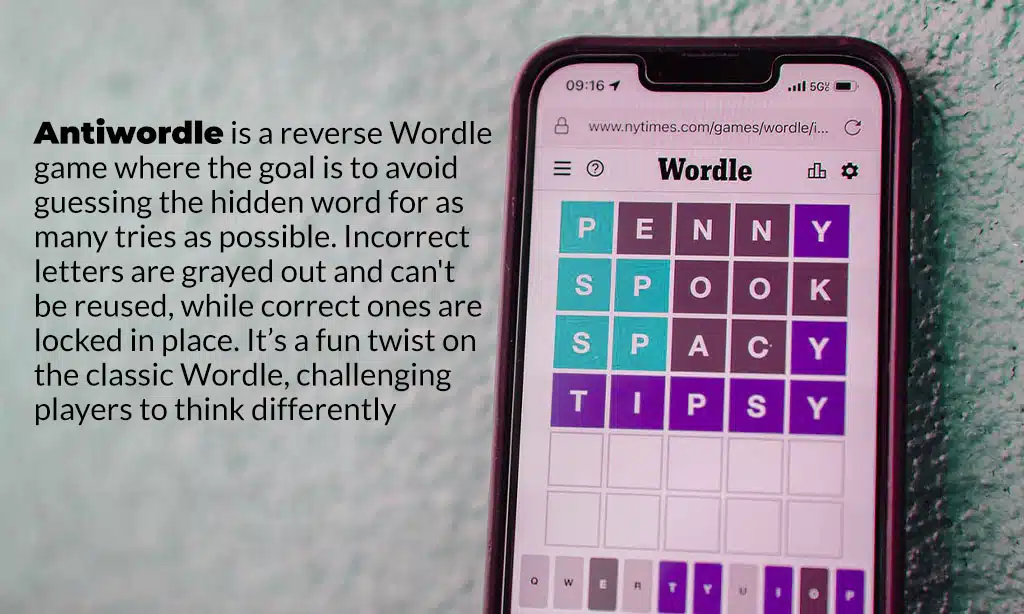 how to play antiwordle