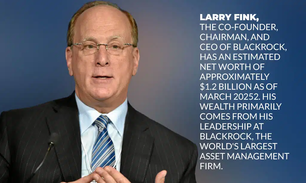 larry fink estimated net worth
