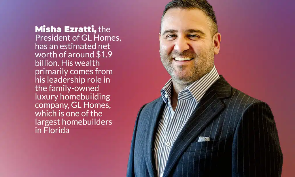 misha ezratti estimated net worth