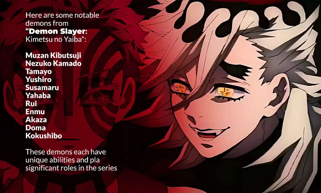 notable demons in demon slayer