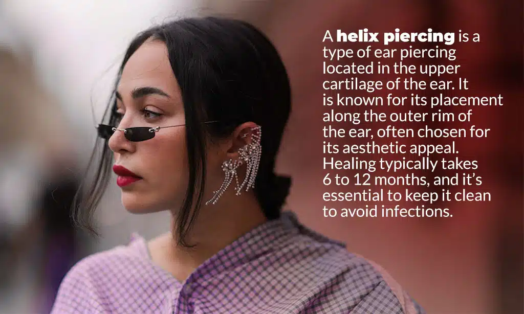 what is helix piercing