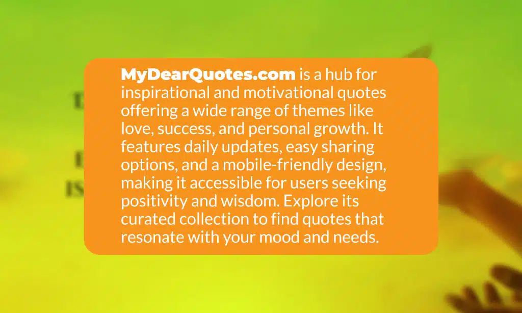 what is mydearquotes
