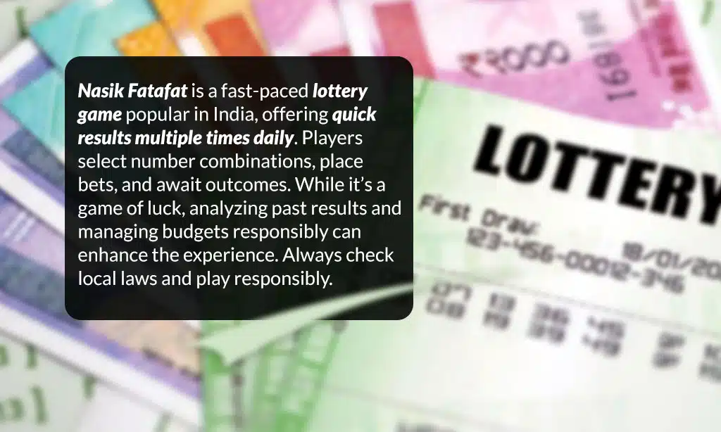 what is nasik fatafat