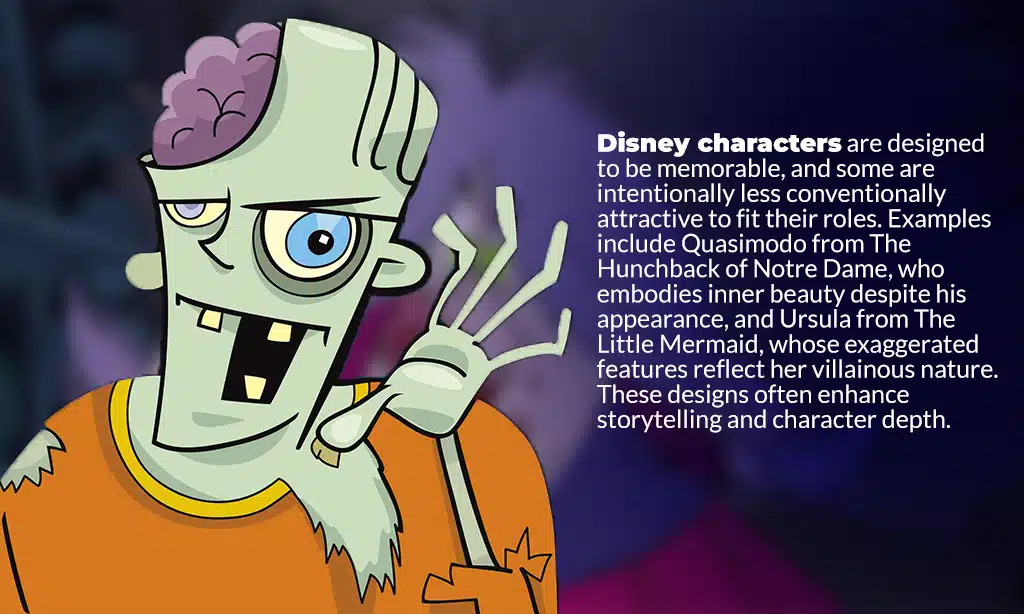 why some disney characters considered ugly