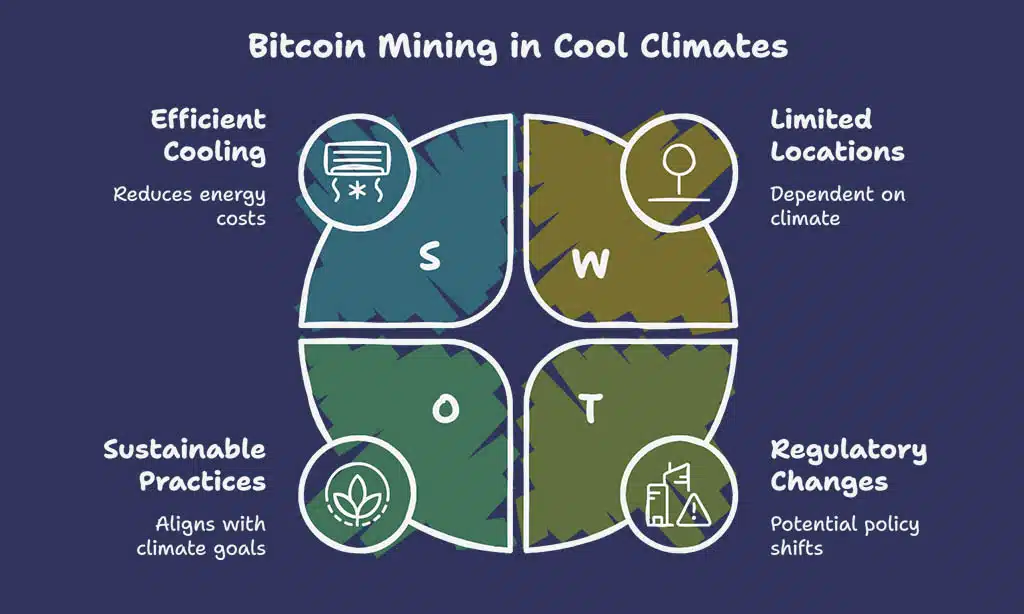 Choosing Cooler Climates for Efficient Mining