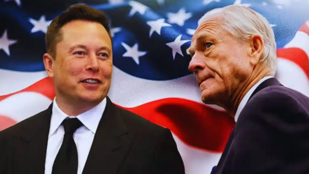 Elon Musk Peter Navarro Tariff Spat