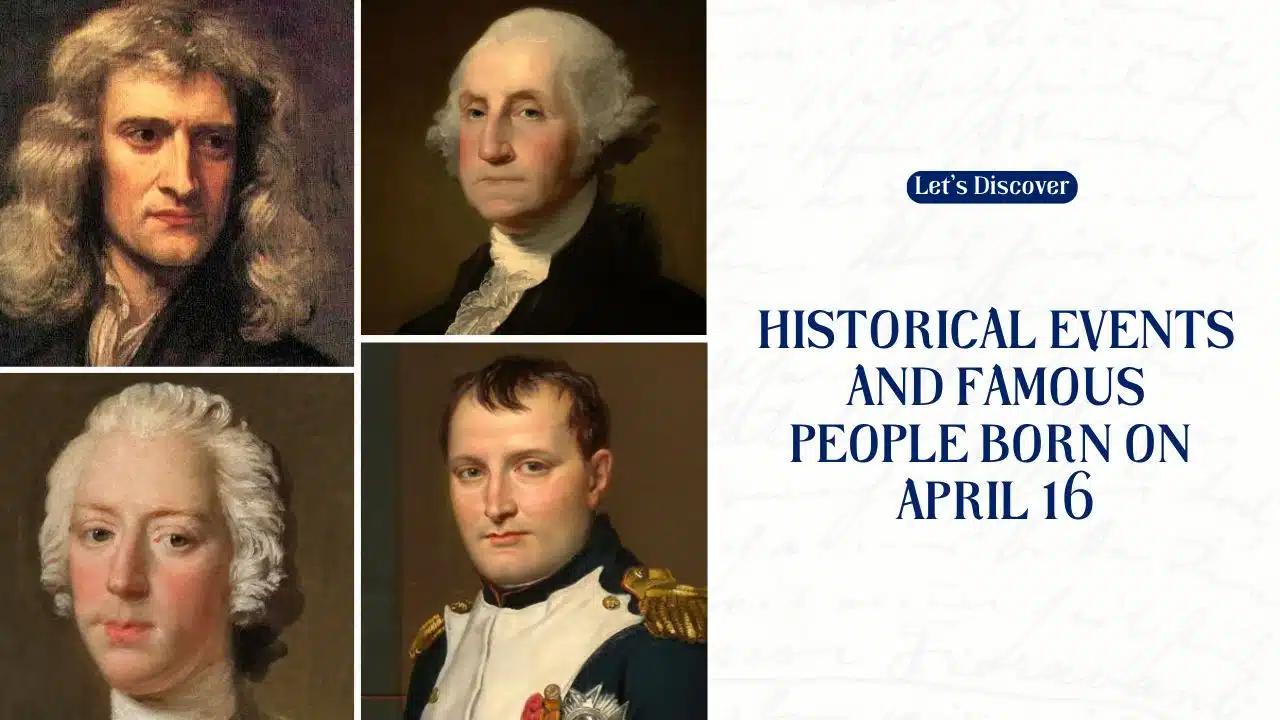 Historical Events And Famous People Born On April 16
