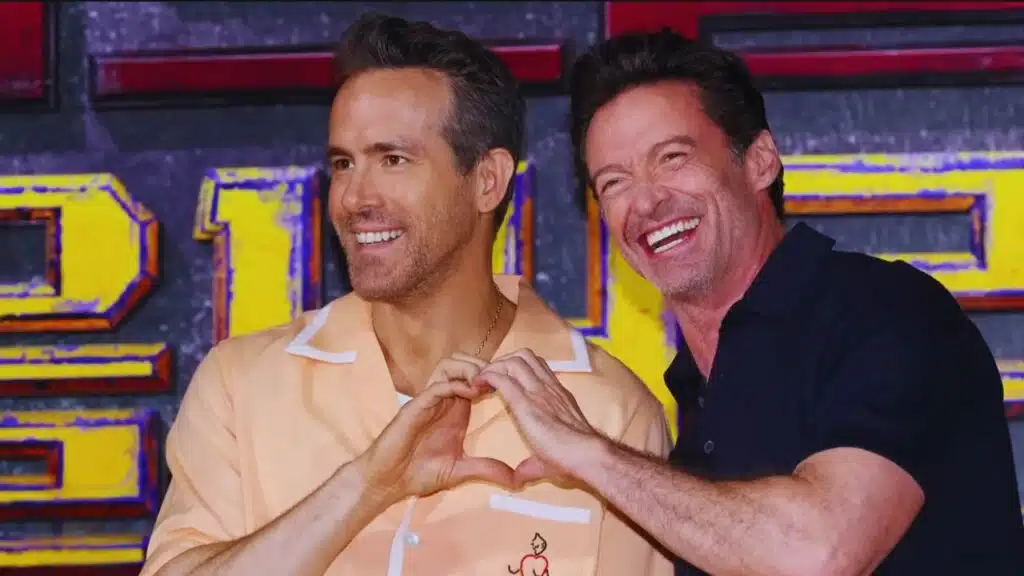 Hugh Jackman shades Ryan Reynolds NYC show