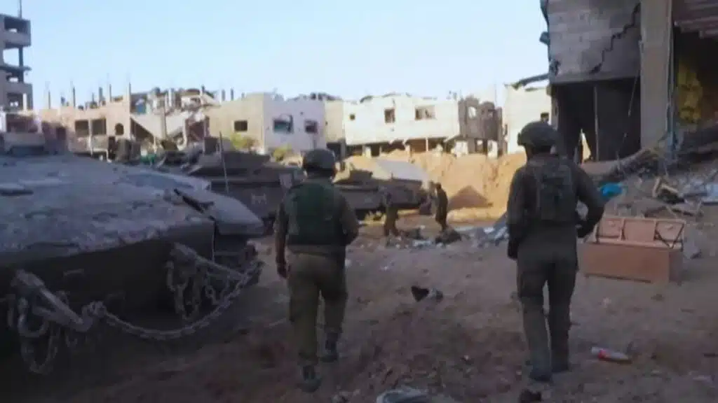 Israel Military Presence in Gaza Lebanon Syria