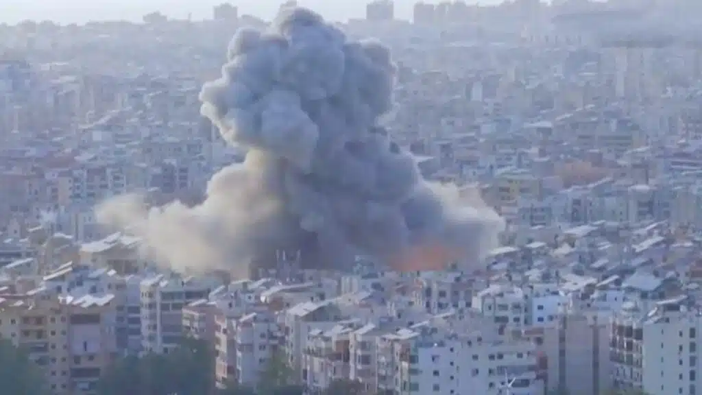 Israel launches air strike on Beirut