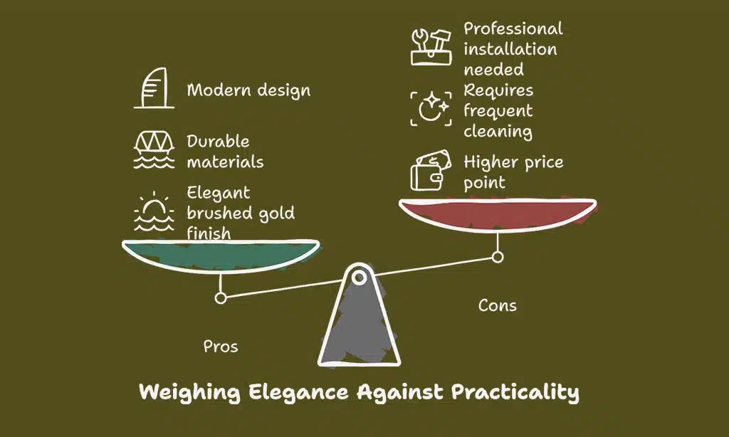 Kohler Purist Two-Handle Widespread Faucet in Brushed Gold