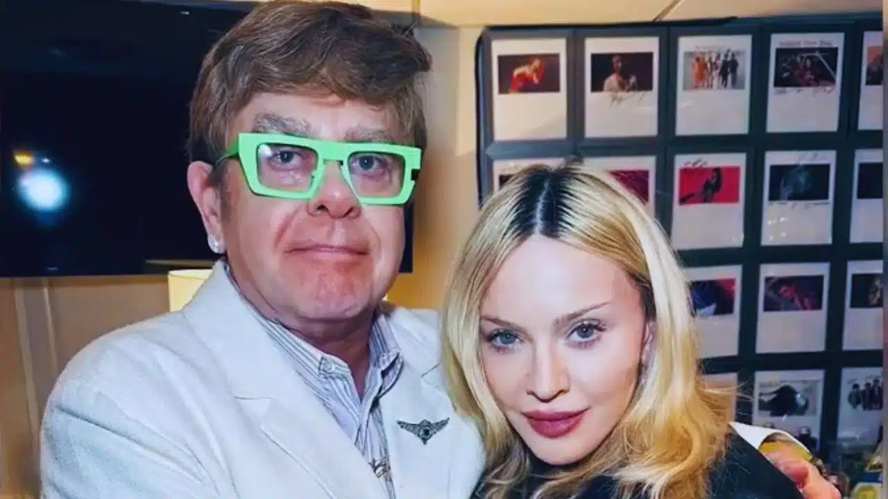 Madonna and Elton John feud