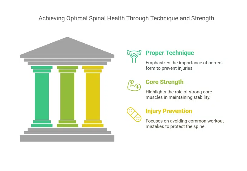 Poor posture and technique