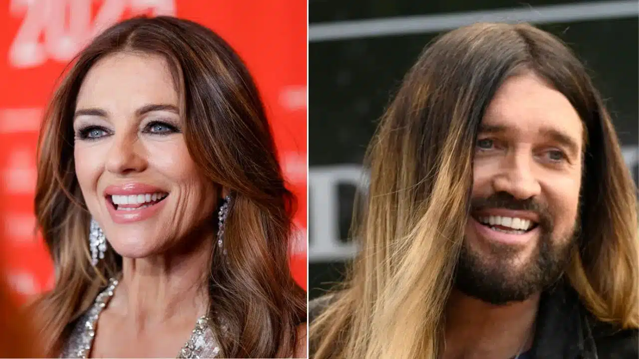 elizabeth hurley billy ray cyrus easter romance