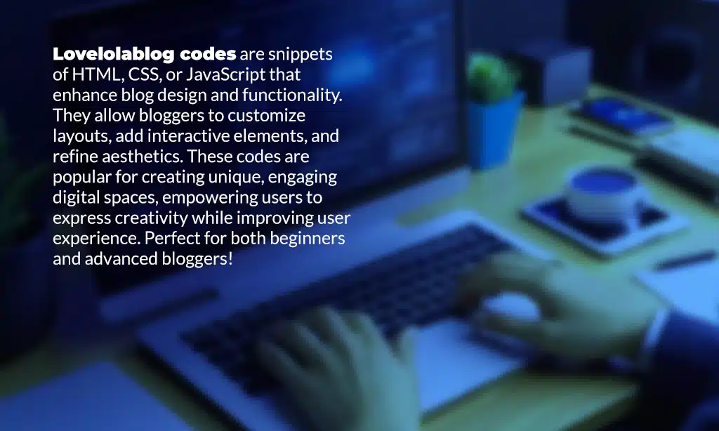 what is lovelolablog code