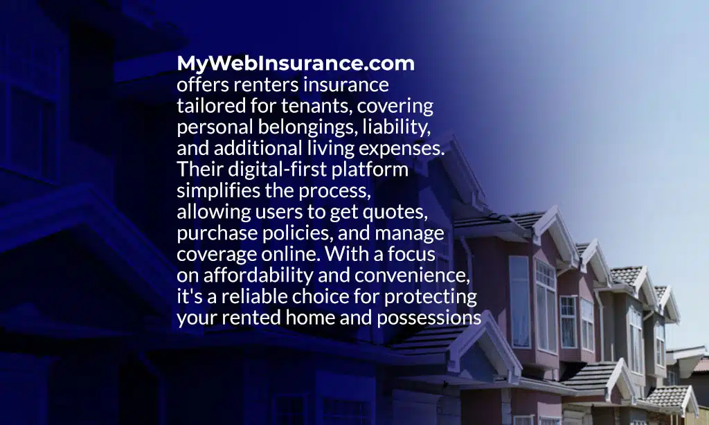 what is mywebinsurance.com renters insurance