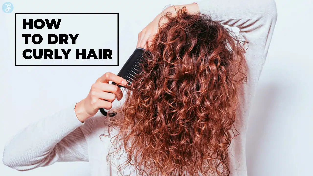 how to dry curly hair
