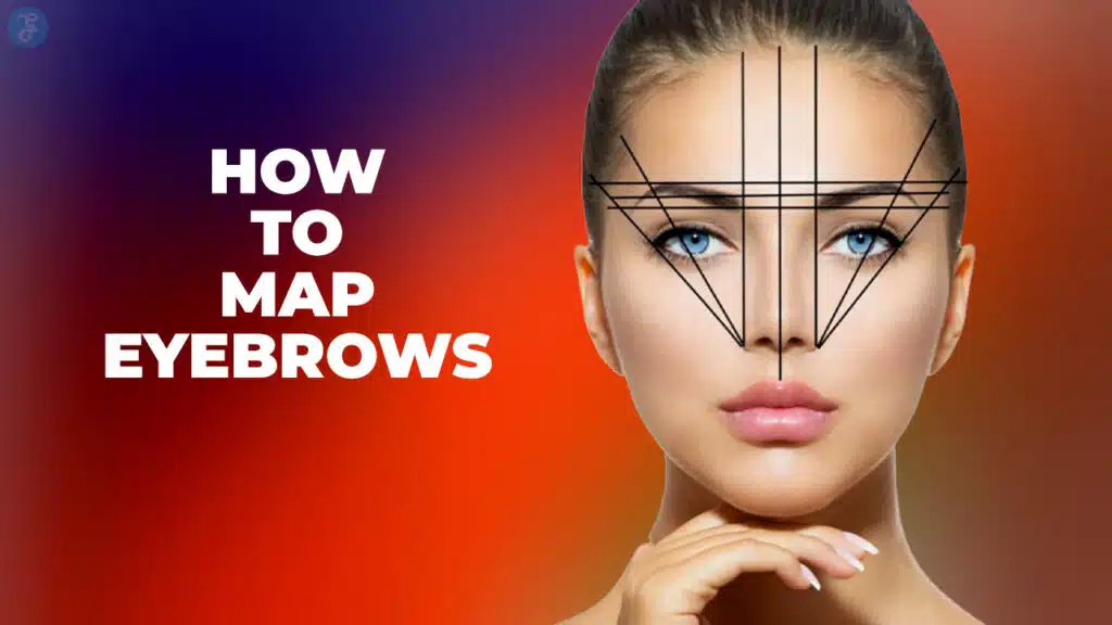 how to map eyebrows