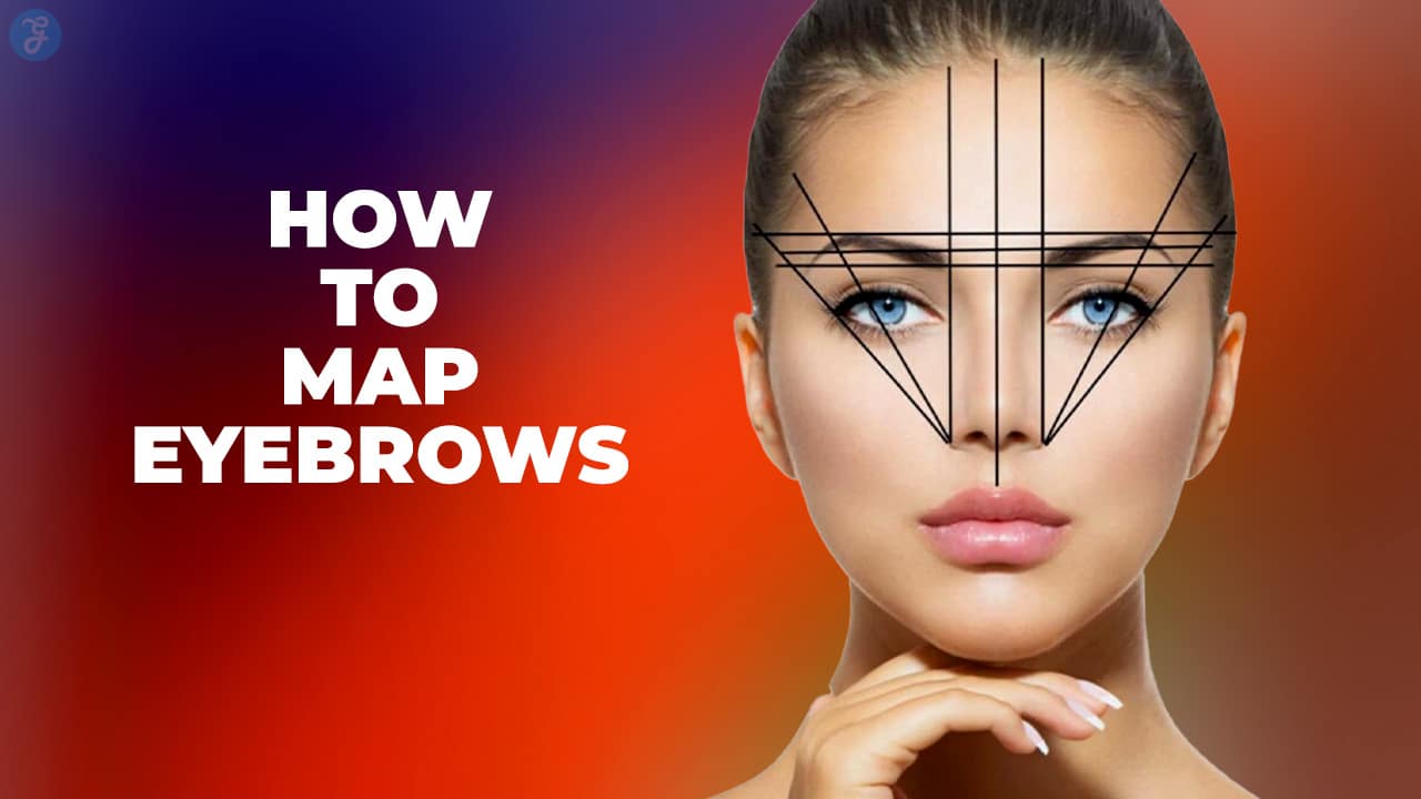 how to map eyebrows
